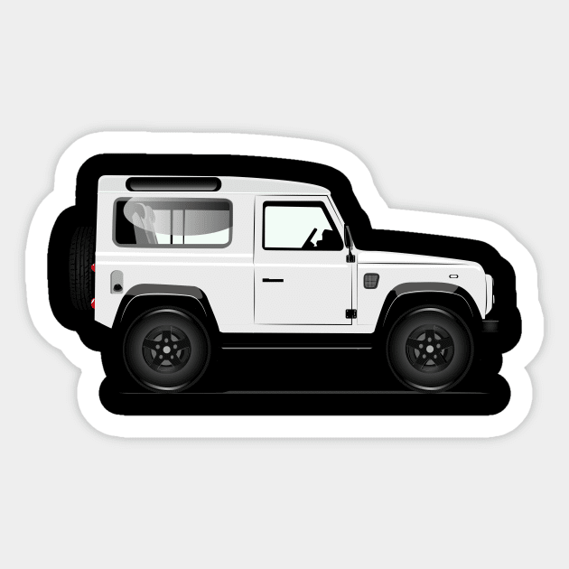 Rover Jeep T-Shirt Sticker by mrsticky